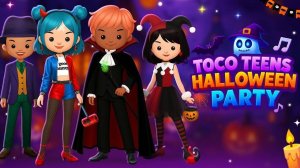 Toca Teens Halloween Party Dress Up Game