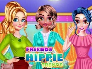 Friends Hippie Trends Fashion Game