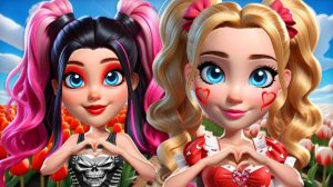 Vibrant Hearts Glamour vs Punk: Fashion Dress Up Game