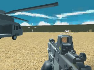 Blocky Desert Survival Drive