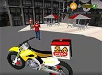 Motor Bike Pizza Delivery Online Arcade Game