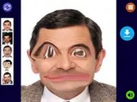 Mr Bean Funny Face Puzzle Game