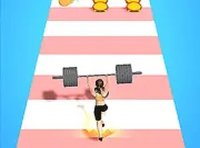 Strong Woman Obstacle Runner