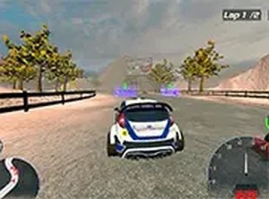 Turbo Trails Racing Game