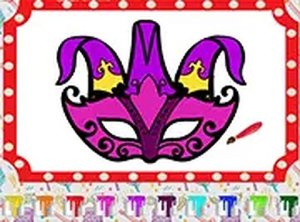 Carnival Party: Mask Coloring Online Game